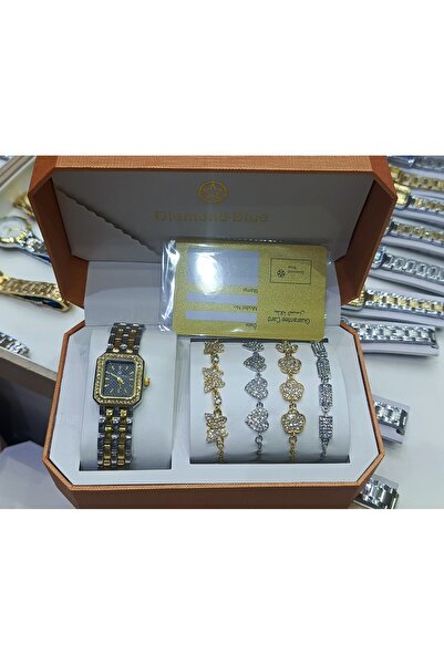 Treasures Women's accessory set consisting of a watch and elegant bracelets.
