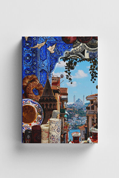 Bi Dünya Haber سلسلة كولاج 45: دفتر ملاحظات نقطي A5 لدفتر يوميات الربيع في اس...