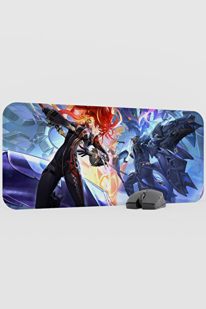 mousepad bastir Capitano Genshin Impact Anime Player V5 - 70x30 XL Mouse Pad ...
