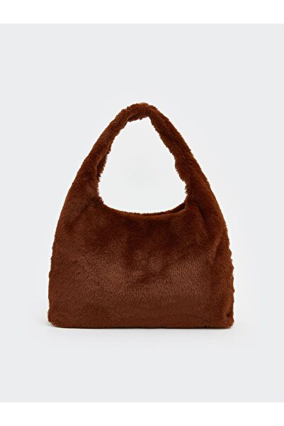 LC Waikiki Geantă de umăr din blană pentru femei