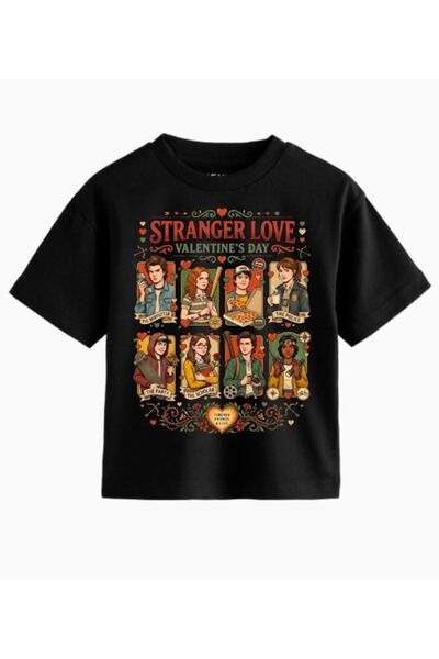 ROLY 100% Cotton Stranger Things Stranger Valentine Monster T-Shirt