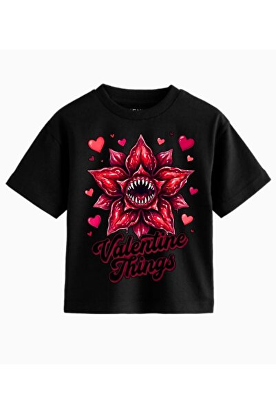 ROLY 100% Cotton Stranger Things Stranger Valentine Monster T-Shirt