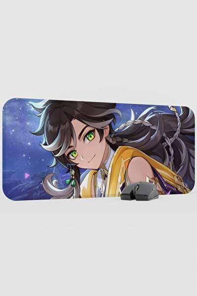 mousepad bastir Sethos Genshin Impact Anime Player V4 - 70x30 XL Gaming Mouse...