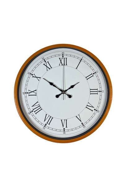 ForWhat 36cm Orange Model Decor Wall Clock for Office Home Office Gift