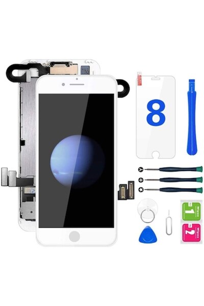 Hoonyer LCD Display for iPhone 8, White