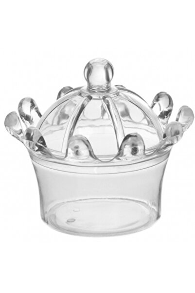 Decoratiuni Dulci Transparent Acrylic Crown, 7cm box