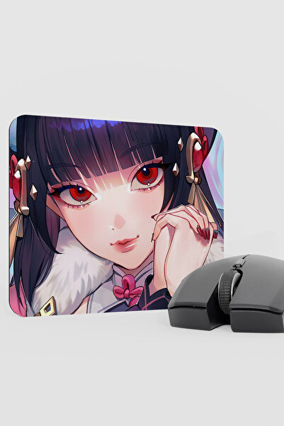 mousepad bastir Yun Jin Genshin Impact Anime Player V5 - 22X18 Gaming Mouse P...