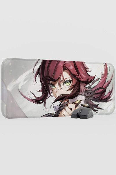 mousepad bastir Heizou Genshin Impact Anime Player V4 - 70x30 XL Gaming Mouse...