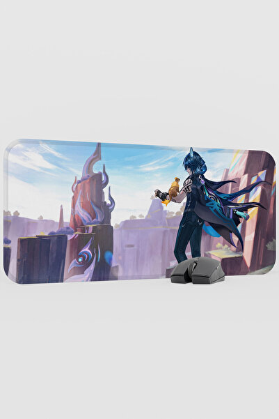 mousepad bastir لوحة ماوس ألعاب Ororon Genshin Impact Anime Player V4 - 70x30 XL