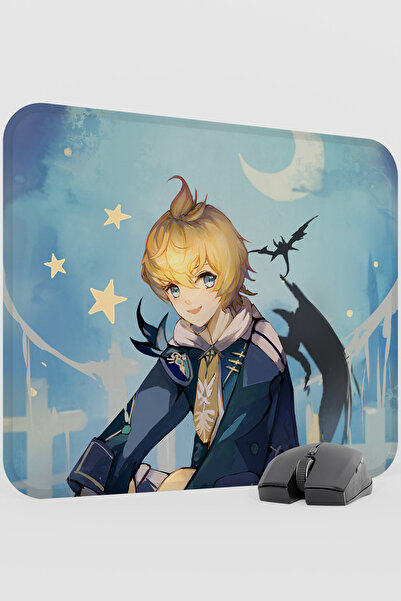 mousepad bastir لوحة ماوس للألعاب من ميكا جينشين إمباكت أنيمي جيبر V5 - 48X40 XL