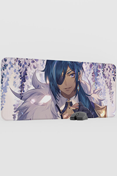 mousepad bastir Kaeya Genshin Impact Anime Player V3 - 90x40 XXL لوحة ماوس لل...