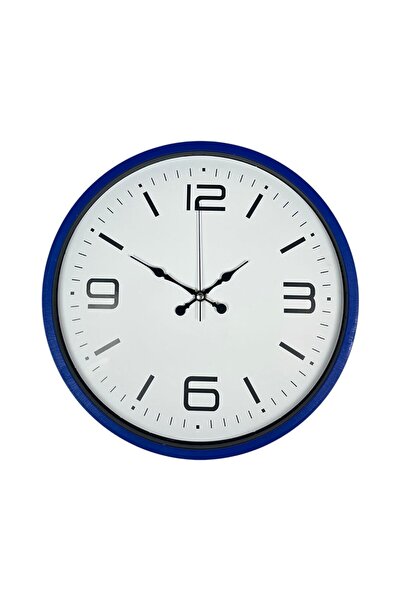 ForWhat 36cm Navy Blue Style Decor Wall Clock for Office Home Office Gift