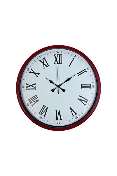 ForWhat 36cm Red Trend Decor Wall Clock for Office Home Office Gift