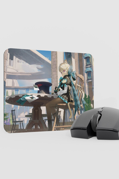 mousepad bastir Lynette Genshin Impact Anime Player V5 - 22X18 Gaming Mouse P...