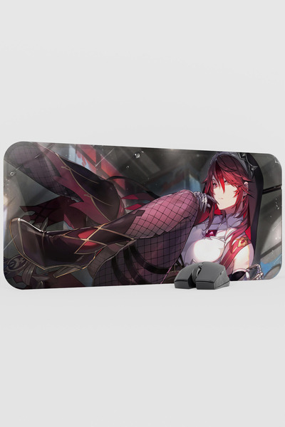 mousepad bastir Rosaria Genshin Impact Anime Player V3 - 70X30 XL Gaming Mous...