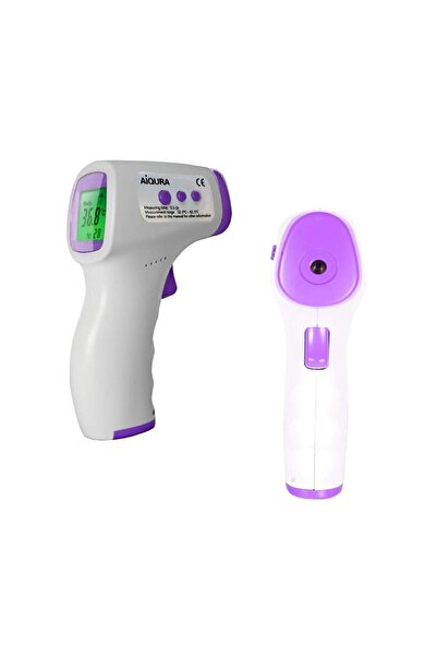 Hope Non-Contact Infrared Forehead Thermometer LCD 3-Color Backlight Digital ...