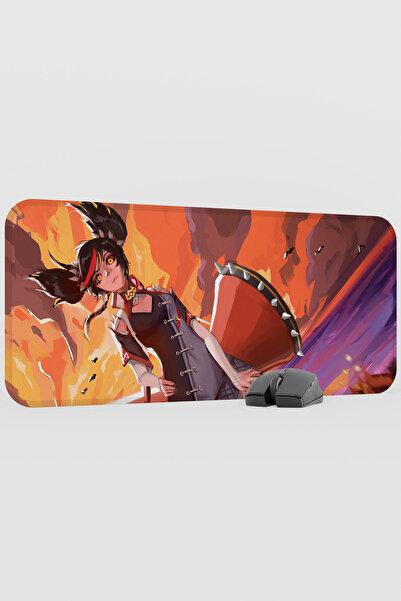 mousepad bastir Xinyan Genshin Impact Anime Player V3 - لوحة ماوس للألعاب مقا...