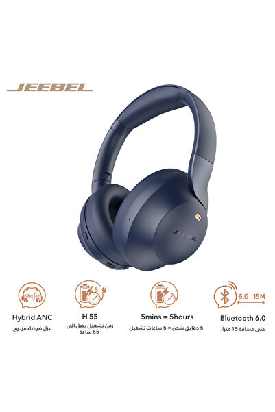 Jeebel ANCPRO Wireless Smart Headphones with Advanced Noise Cancellation