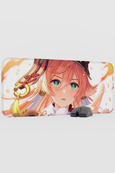 mousepad bastir Yanfei Genshin Impact Anime Player V3 - لوحة ماوس للألعاب مقا...