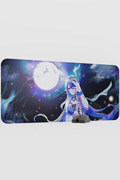 mousepad bastir Lauma Genshin Impact Anime Player V3 - 90x40 XXL Mouse Pad pe...