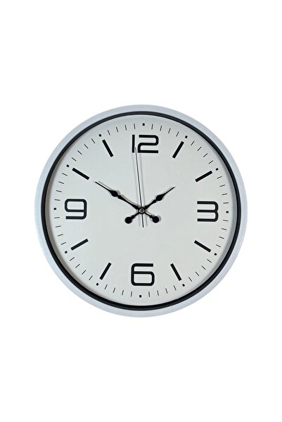 ForWhat 36cm White Trend Decor Wall Clock for Office Home Office Gift