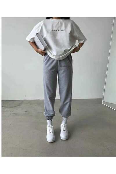 YK WEAR ΣΕΤ ΦΟΡΜΑΣ ΜΕ ΣΤΑΜΠΑ ΜΠΡΟΥΚΛΙΝ ΓΙΑ ΓΥΝΑΙΚΕΣ / ΑΝΔΡΕΣ