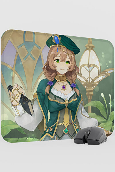 mousepad bastir Lisa Genshin Impact Anime Player V5 - 48X40 XL Gaming Mouse P...