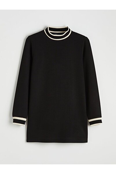 LC Waikiki Mock Neck Soft Touch Women's Sweatshirt Tunic