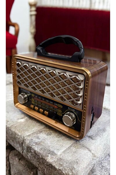 Everton rt-735 usb am-sw-fm bluetooth solarlı nostalji radyo