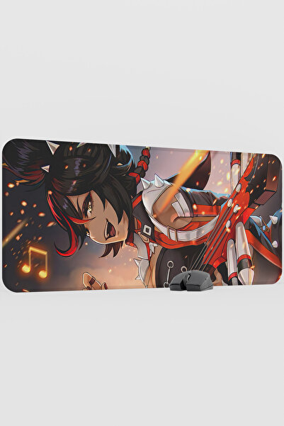 mousepad bastir Xinyan Genshin Impact Anime Player V2 - 90x40 XXL لوحة ماوس ل...