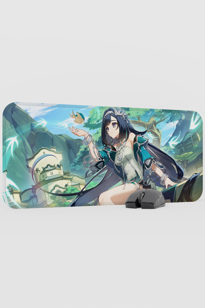 mousepad bastir لوحة ماوس للألعاب من لان يان جينشين إمباكت أنيمي جيبر V1 - 70...