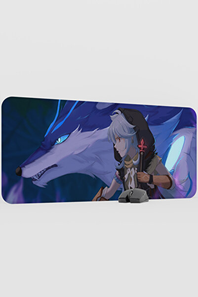 mousepad bastir Razor Genshin Impact Anime Player V4 - 90X40 XXL Gaming Mouse...