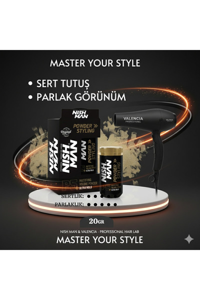 NISHMAN P 5 TOZ SAÇ ŞEKİLENDİRİCİ WAX –20 GR X 12 ADET/ + FÖN MAKİNASI HEDİYE