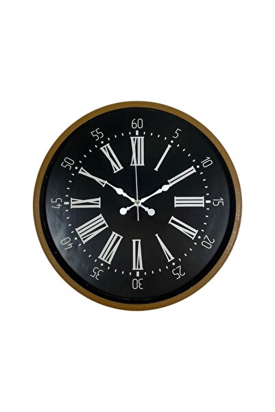 ForWhat Ceas de perete decorativ în stil maro de 36 cm pentru birou, acasă, c...