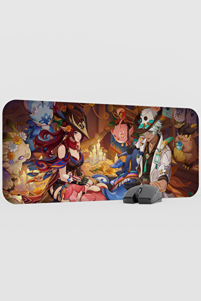 mousepad bastir لوحة ماوس الألعاب Ifa Genshin Impact Anime Player V2 - 70x30 XL