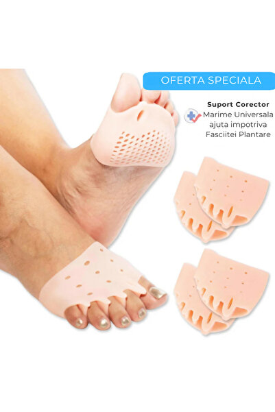 Zippi 2X Set Separator Degete Picioare pentru Monturi, Bătături, Hallux Valgu...