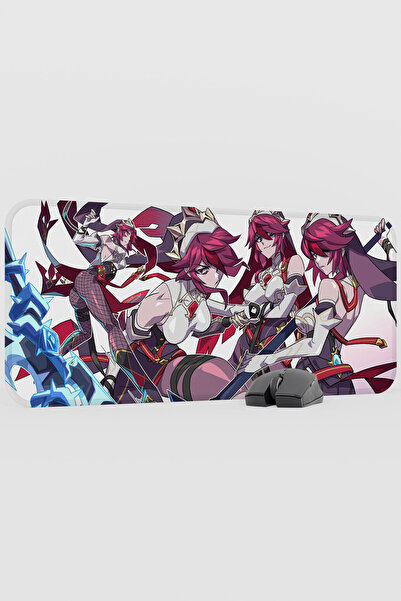 mousepad bastir لوحة ماوس للألعاب من Rosaria Genshin Impact Anime Player V5 -...