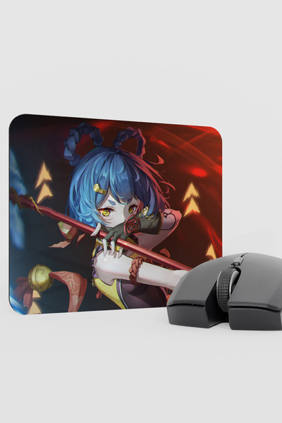 mousepad bastir Xiangling Genshin Impact Anime Player V5 - 22X18 Gaming Mouse...