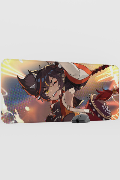 mousepad bastir Xinyan Genshin Impact Anime Player V4 - 90X40 XXL Gaming Mous...