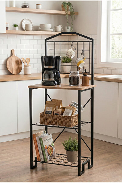 Vovikon Kahve Köşesi Dar Mutfak Bangosu Çok Amaçlı Raf