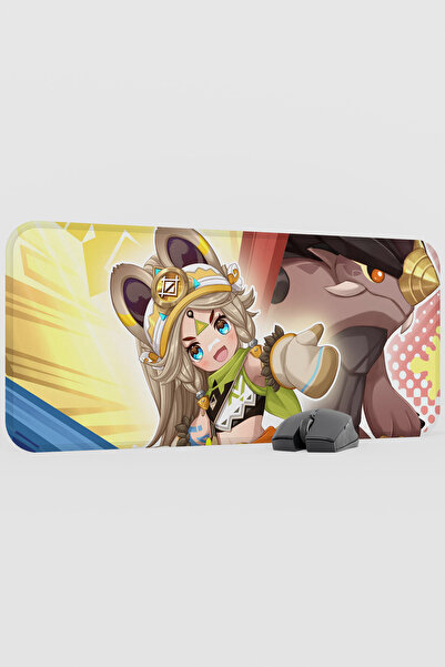 mousepad bastir Kachina Genshin Impact Anime Player V5 - 70X30 XL Gaming Mous...