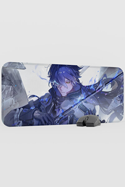 mousepad bastir Flins Genshin Impact Anime Player V4 - 70X30 XL Gaming Mouse ...