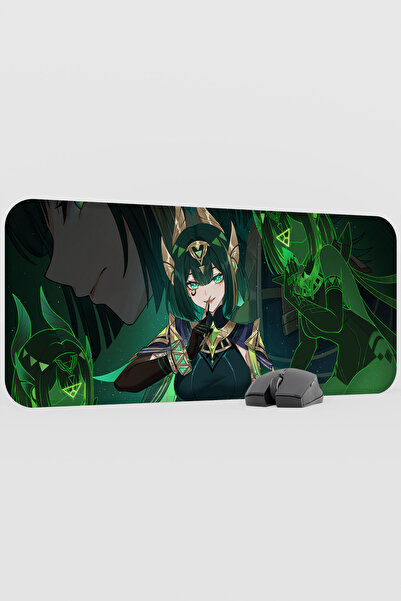 mousepad bastir لوحة ماوس الألعاب Nefer Genshin Impact Anime Player V4 - 70x3...