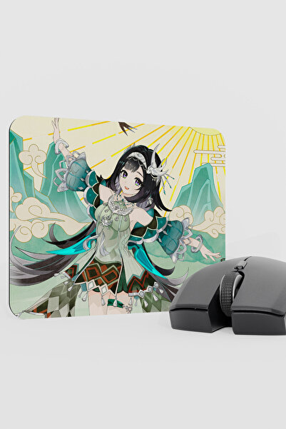 mousepad bastir لوحة ماوس للألعاب من لان يان جينشين إمباكت أنيمي جيمر V3 - 22X18