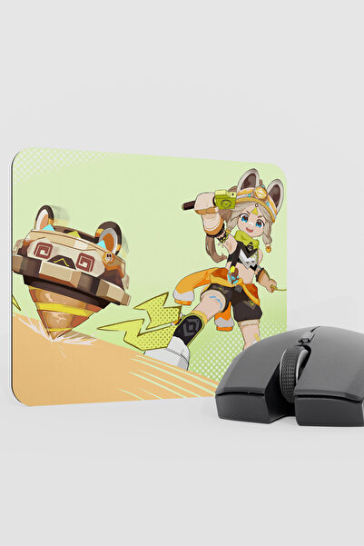 mousepad bastir Kachina Genshin Impact Anime Player V4 - 22X18 Gaming Mouse P...
