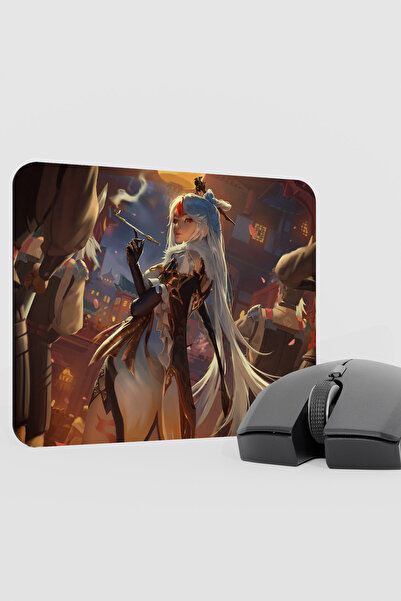mousepad bastir لوحة ماوس للألعاب من Ningguang Genshin Impact Anime Player V4...