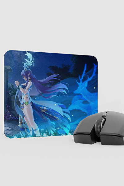 mousepad bastir Lauma Genshin Impact Anime Player V4 - 22X18 Gaming Mouse Pad...