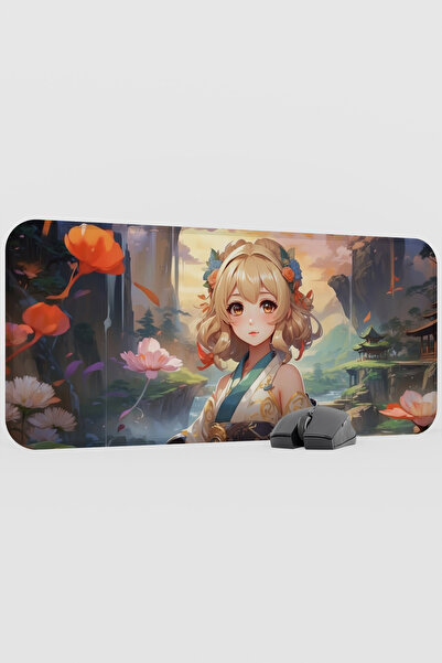 mousepad bastir لوحة ماوس للألعاب Kirara Genshin Impact Anime Player V4 - 70x...