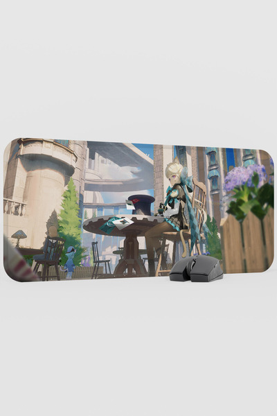 mousepad bastir لوحة ماوس ألعاب Lynette Genshin Impact Anime Player V5 - 70x3...