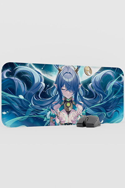 mousepad bastir Lauma Genshin Impact Anime Player V1 - 70X30 XL Gaming Mouse ...